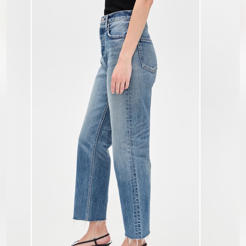 Moussy Blue Straight Leg Jeans - Picture 3 of 9